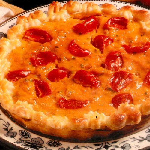 Crostata di zucca ai pomodori