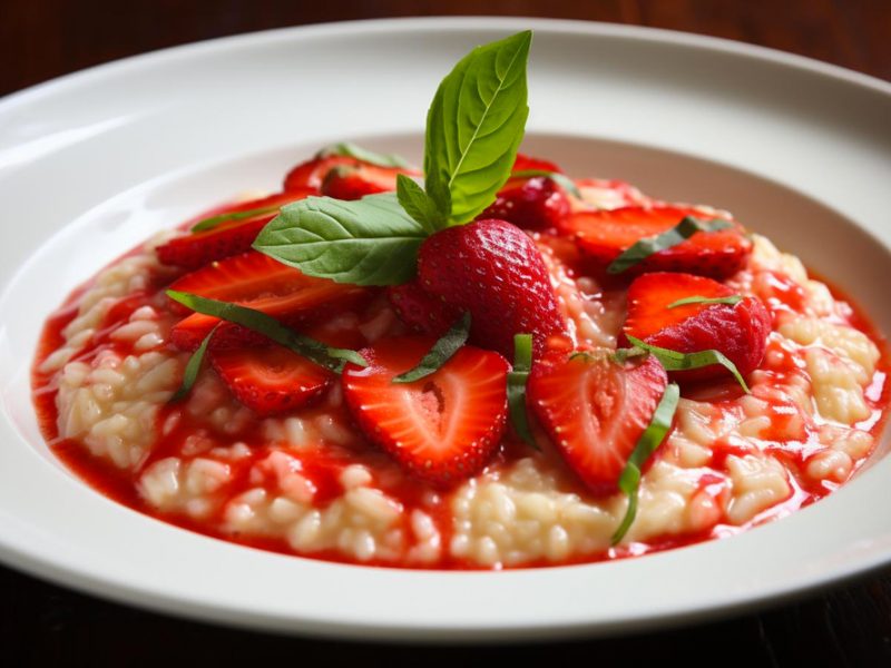 Risotto alle fragole